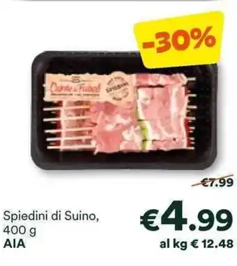 Unes Spiedini di Suino, 400 g AIA offerta