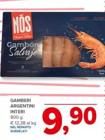 Todis GAMBERI ARGENTINI INTERI 800 g offerta