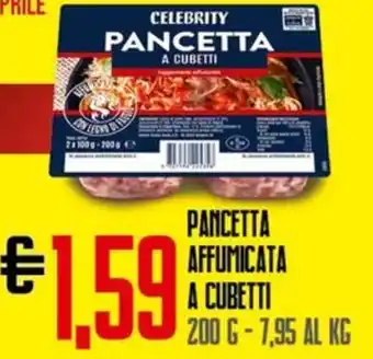 Todis PANCETTA AFFUMICATA A CUBETTI 200 G offerta