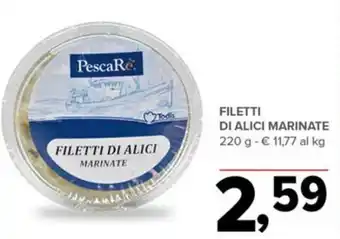 Todis FILETTI DI ALICI MARINATE 220 g offerta