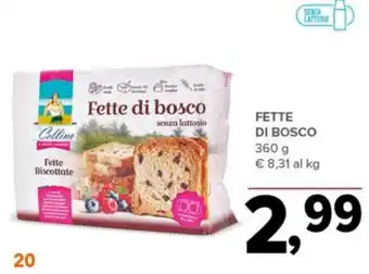 Todis FETTE DI BOSCO 360 g offerta