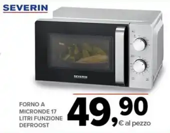 Todis FORNO A MICRONDE 17 LITRI FUNZIONE DEFROOST offerta