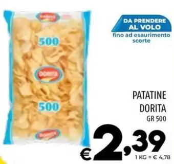 Il Centesimo PATATINE DORITA GR 500 offerta