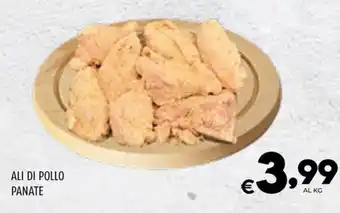 ALI DI POLLO PANATE