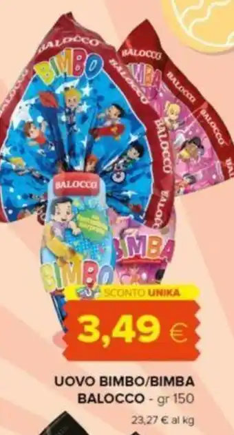 Oasi UOVO BIMBO/BIMBA BALOCCO - gr 150 offerta