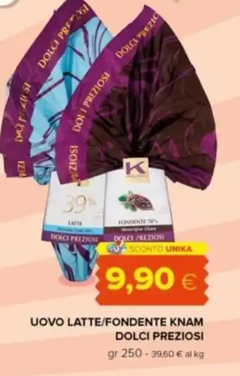 Oasi UOVO LATTE/FONDENTE KNAM DOLCI PREZIOSI gr 250 offerta