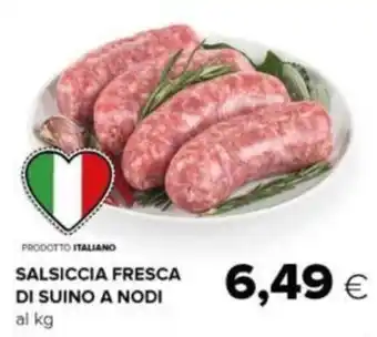 Oasi SALSICCIA FRESCA DI SUINO A NODI offerta