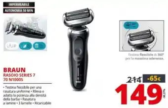 Comet Braun Rasoio Series 7 70 N1000S offerta