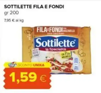 Oasi SOTTILETTE FILA E FONDI gr 200 offerta