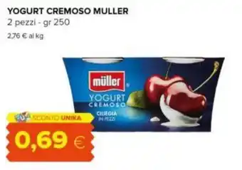 Oasi YOGURT CREMOSO MULLER 2 pezzi - gr 250 offerta