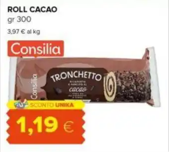 Oasi ROLL CACAO gr 300 Consilia offerta