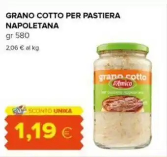 Oasi GRANO COTTO PER PASTIERA NAPOLETANA gr 580 offerta