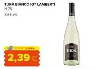 Oasi TURA BIANCO IGT LAMBERTI cl 75 offerta