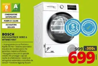 Comet Bosch Asciugatrice Serie 6 WTW85T09IT offerta