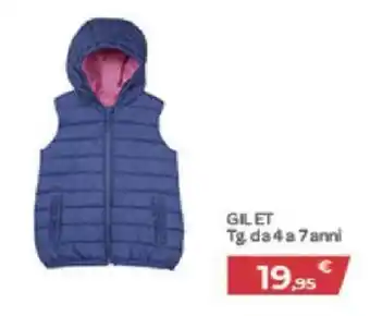 GILET Tg da 4 a 7 anni