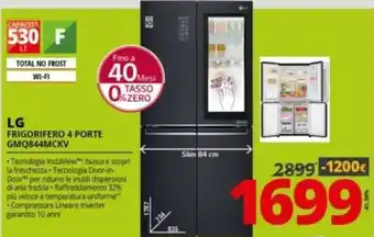 Comet LG Frigorifero 4 Porte GMQ844MCKV offerta