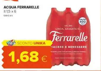 Oasi ACQUA FERRARELLE lt 1,5 x 6 offerta