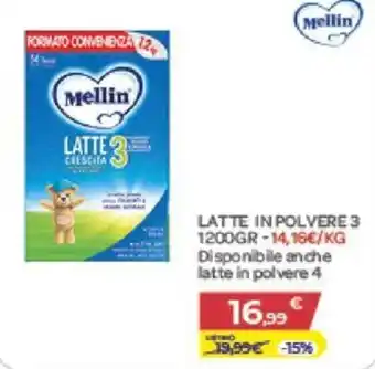 Bimbo Store LATTE IN POLVERE 3 1200GR offerta