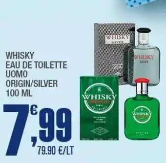 WHISKY EAU DE TOILETTE UOMO ORIGIN/SILVER 100 ML