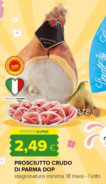 Tigre PROSCIUTTO CRUDO DI PARMA DOP stagionatura minima 18 mesi offerta