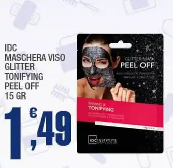 Splendidi e Splendenti IDC MASCHERA VISO GLITTER TONIFYING PEEL OFF 15 GR offerta