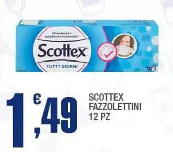 SCOTTEX FAZZOLETTINI 12 PZ