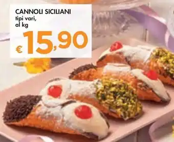 Bennet CANNOLI SICILIANI tipi vari offerta