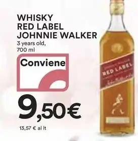WHISKY RED LABEL JOHNNIE WALKER