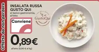 Ipercoop INSALATA RUSSA GUSTO QUI offerta