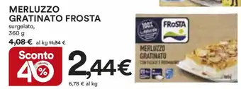 Ipercoop MERLUZZO GRATINATO FROSTA offerta