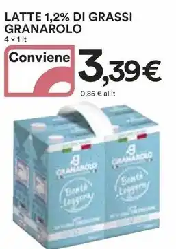 Ipercoop LATTE 1,2% DI GRASSI GRANAROLO 4 x 1 lt offerta