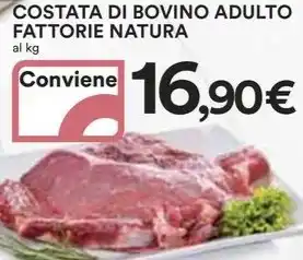 Ipercoop COSTATA DI BOVINO ADULTO FATTORIE NATURA offerta