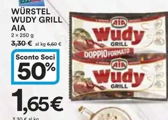 Ipercoop WÜRSTEL WUDY GRILL ΑΙΑ offerta