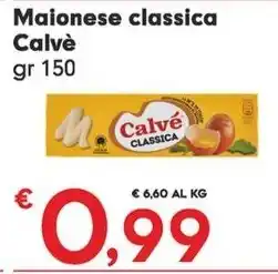 Despar Maionese classica Calvé offerta