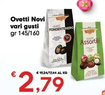 Despar Ovetti Novi vari gusti gr 145/160 offerta