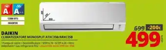 Comet Daikin Climatizzatore Monosplit ATXC35B/ARXC35B offerta