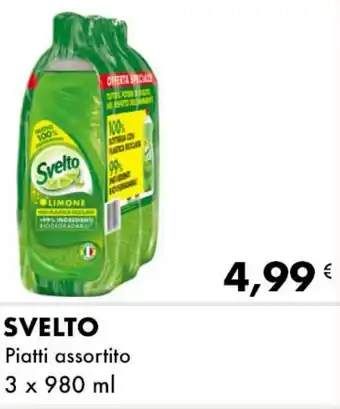 Iper Tosano SVELTO Piatti assortito 3 x 980 ml offerta