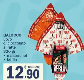 Crai BALOCCO uovo di cioccolato al latte 320 gr offerta