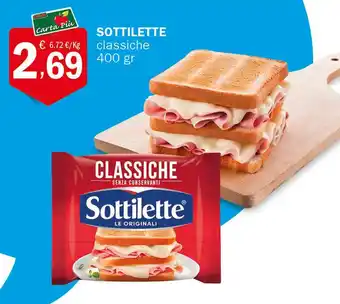 Crai SOTTILETTE classiche 400 gr offerta