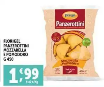 Deco Superfreddo FLORIGEL PANZEROTTINI MOZZARELLA E POMODORO G 450 offerta