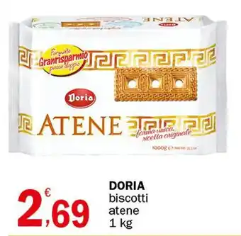 Crai DORIA biscotti atene 1 kg offerta