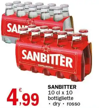 SANBITTER 10 cl x 10 bottigliette