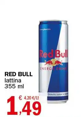 Crai RED BULL lattina 355 ml offerta