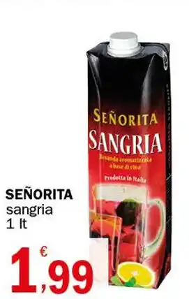 SEÑORITA sangria 1 lt
