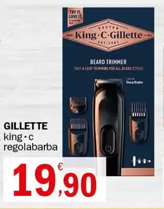 Crai GILLETTE king.c regolabarba offerta