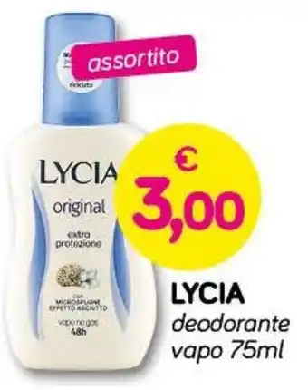 Il Tulipano LYCIA deodorante vapo 75ml offerta