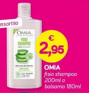 Il Tulipano OMIA fisio shampoo 200ml o balsamo 180ml offerta