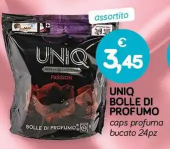 Il Tulipano UNIQ BOLLE DI PROFUMO caps profuma bucato 24pz offerta