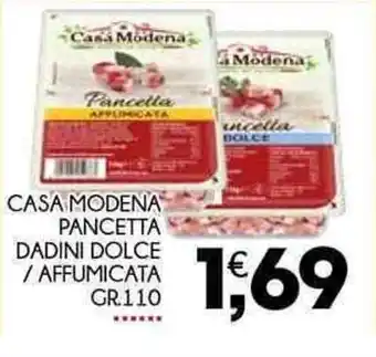 Enne Market Casa Modena Pancetta Dadini Dolce / Affumicata 110 gr offerta