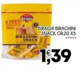 Enne Market Biraghi Biraghini Snack 20x5 gr offerta